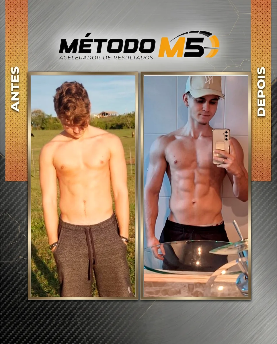 Transformação — antes e depois