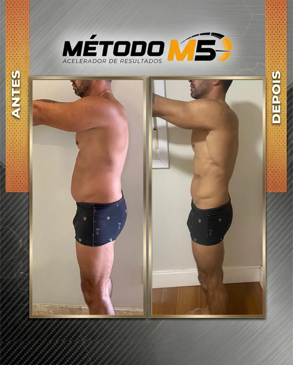 Transformação — antes e depois