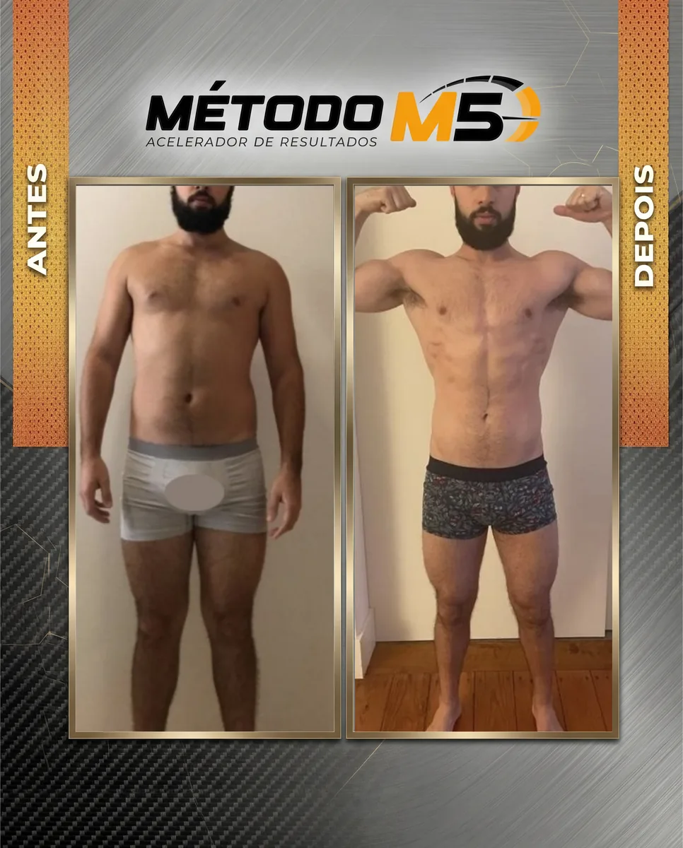 Transformação — antes e depois