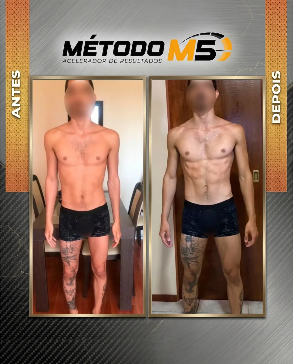 Transformação — antes e depois