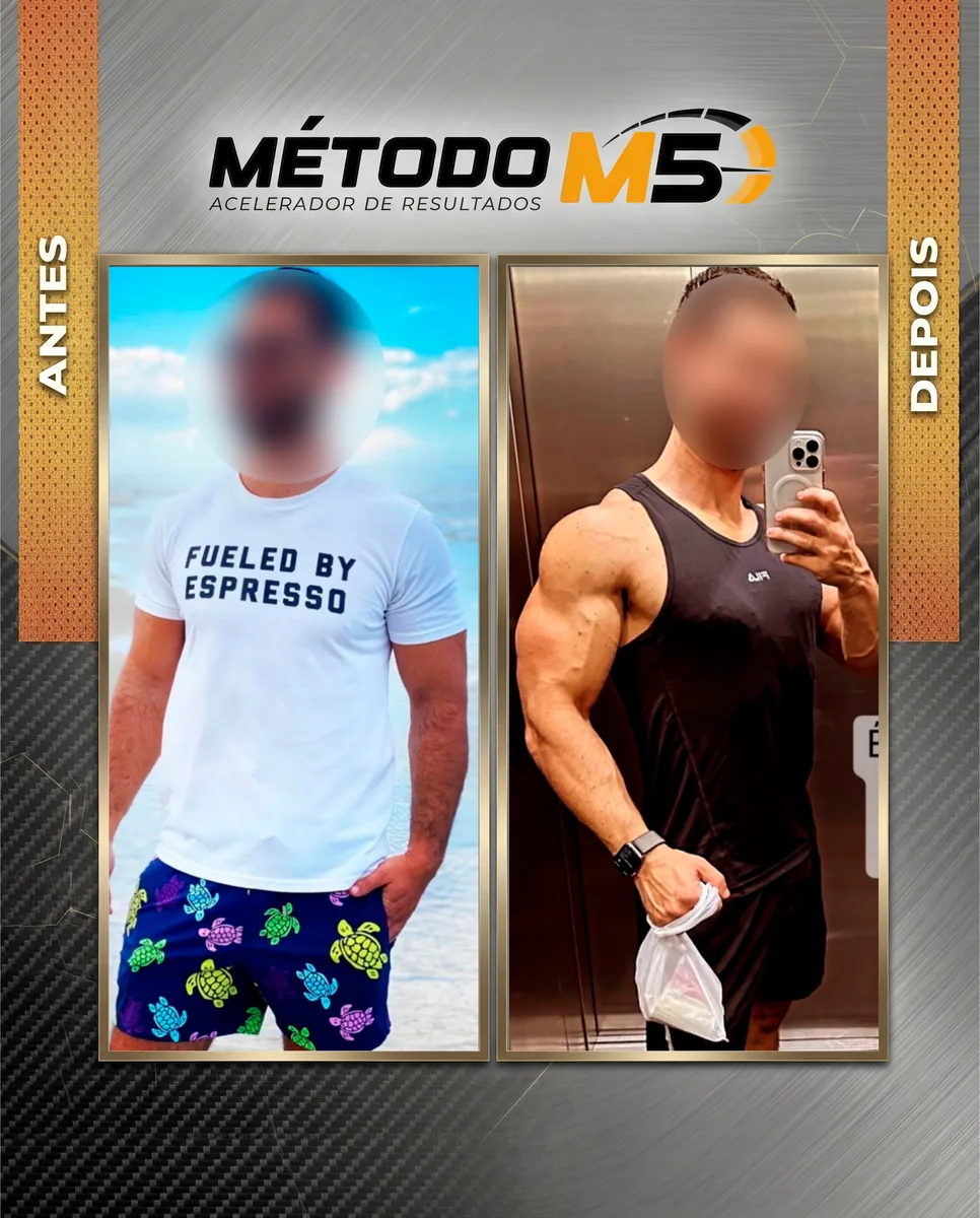 Transformação — antes e depois