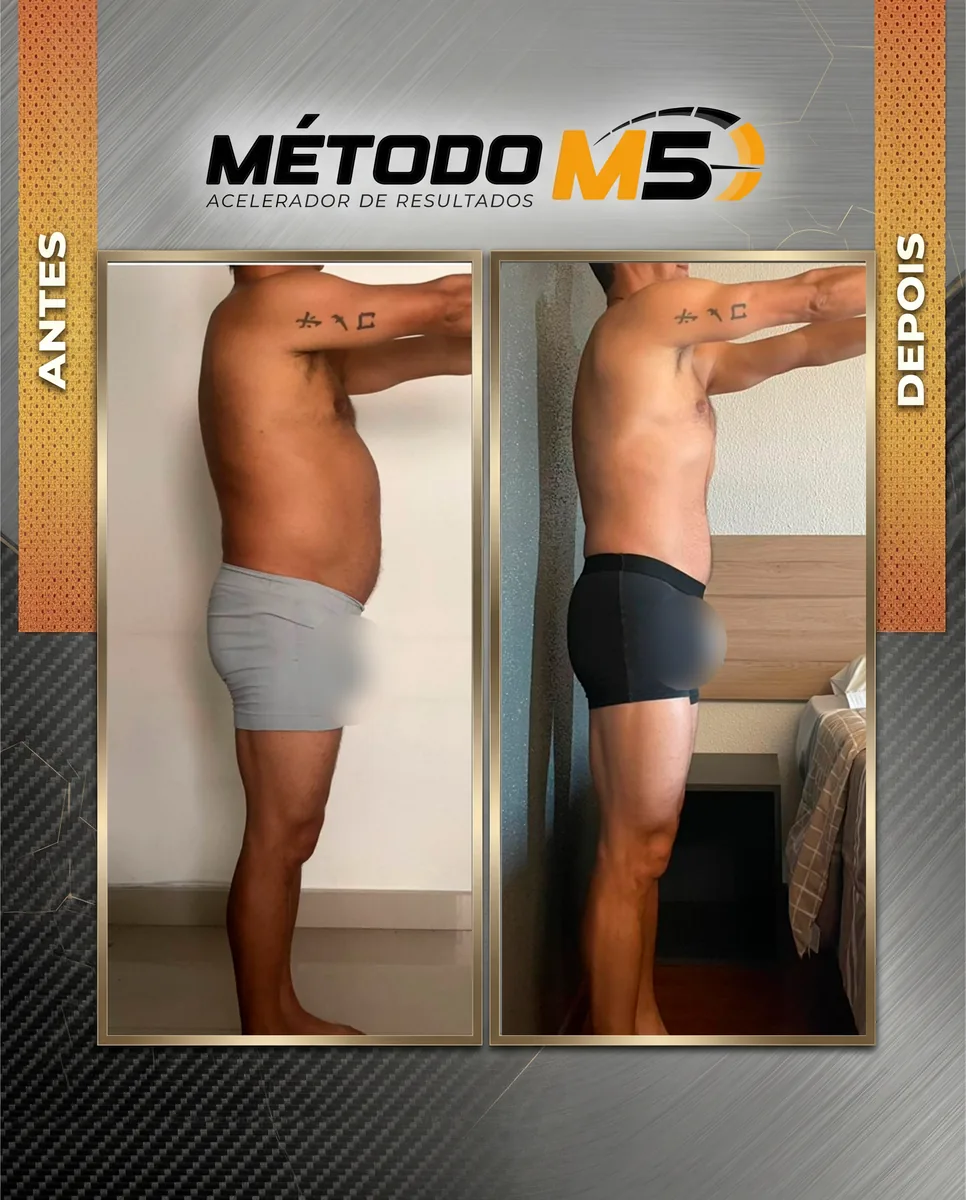 Transformação — antes e depois