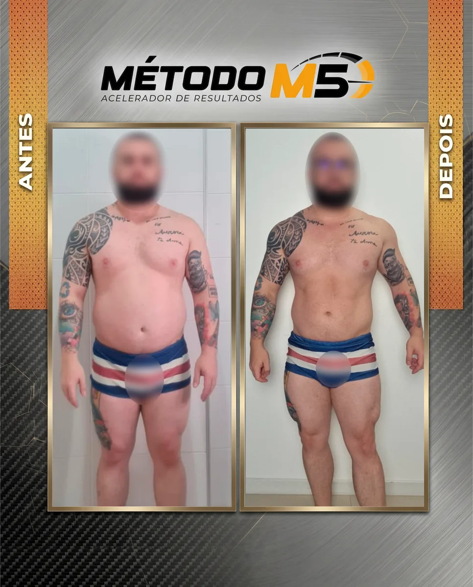 Transformação — antes e depois