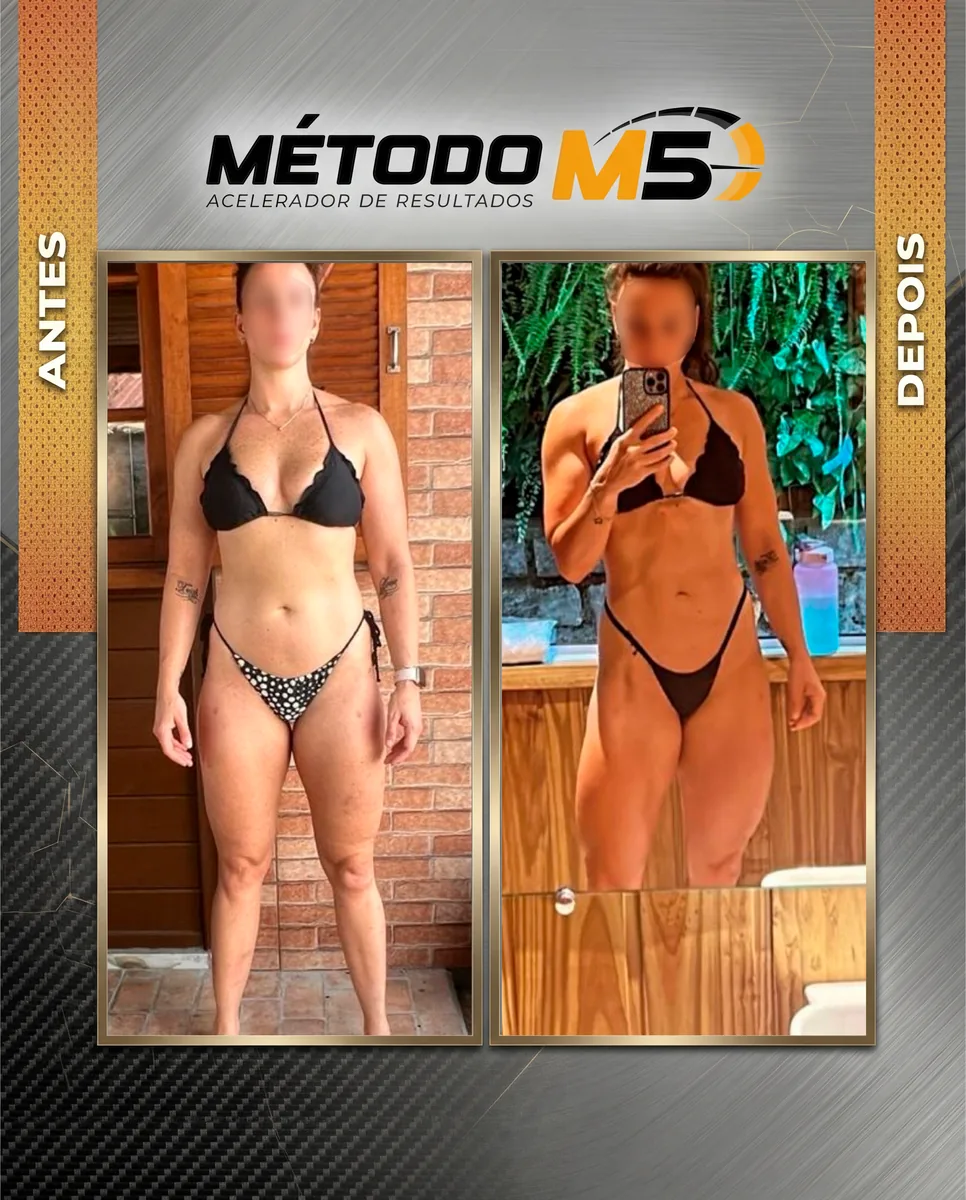Transformação — antes e depois