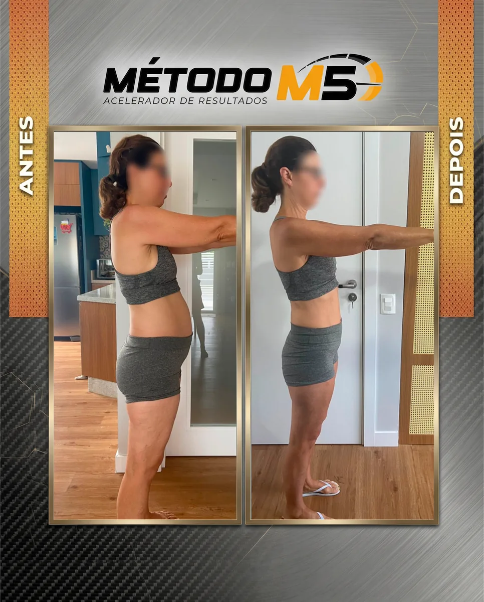 Transformação — antes e depois